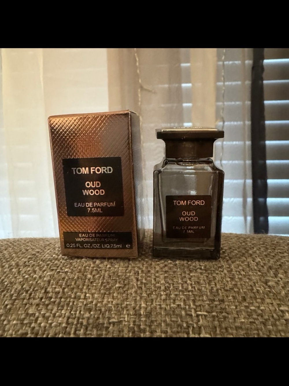 Tom Ford Oud Wood Miniature in Brown Glass Bottle
